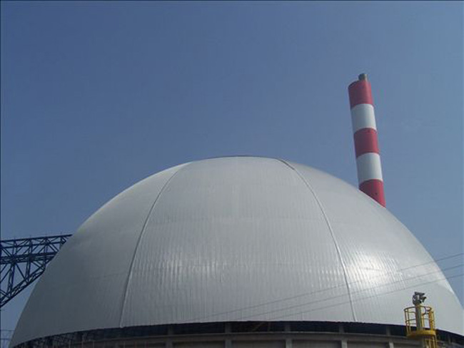 浏阳球形发电厂网架工程